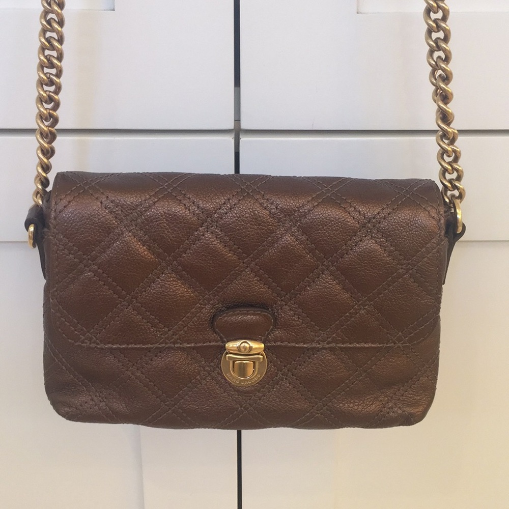 Marc Jacobs Bronze Quilted Purse